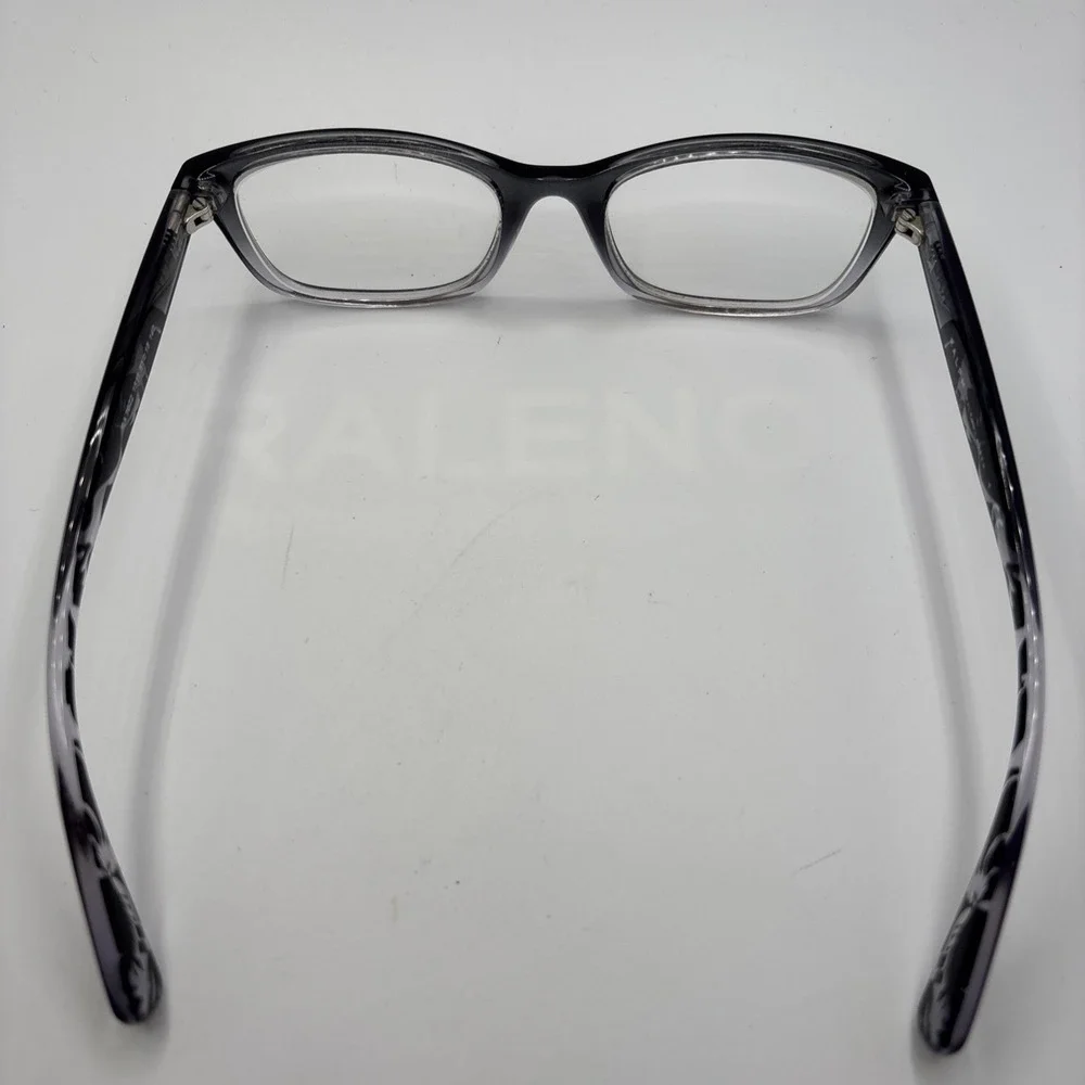 Ralph Lauren Eyeglasses Womens Grey Ombre Floral RA7072 1511 51-18-140mm #C287